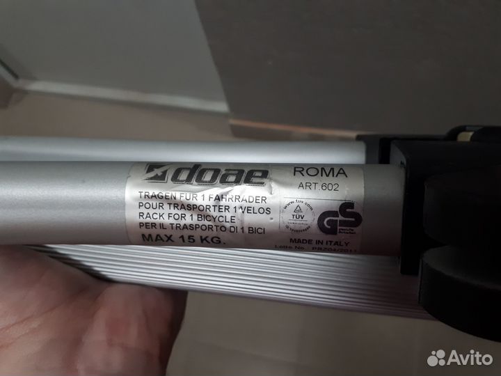 Велобагажник Doae (made in Italy)