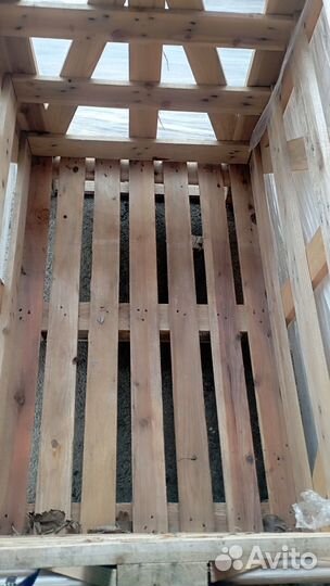 Контейнер / вольер/ящики деревянные с крышками