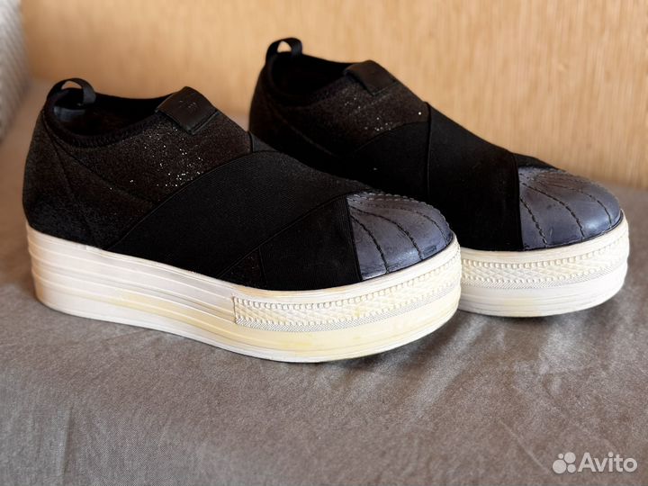 Кеды слипоны женские