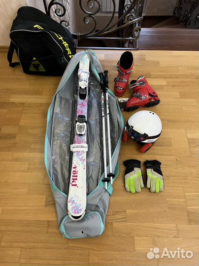 Горные лыжи Junior 120 с ботинками