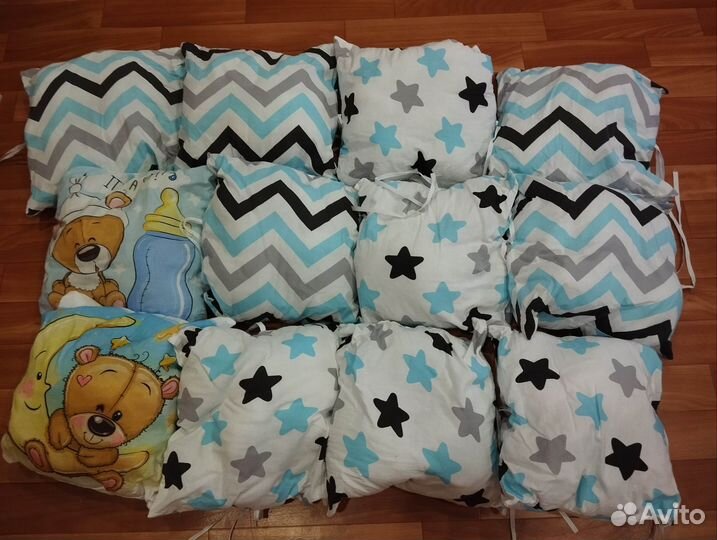 Бортики в детскую кроватку