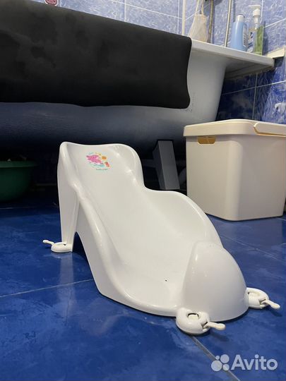 Горка для купания, смесь, бутылочки