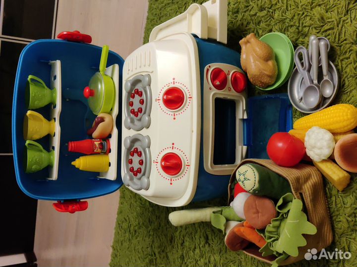 Кухня складная ELC со светом,звуком, посудой и тд