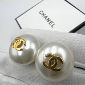 Chanel серьги пусеты классика