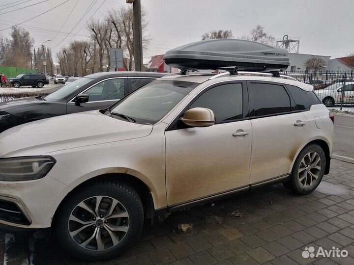 Бокс Terra Drive 480 серый на Nissan Murano