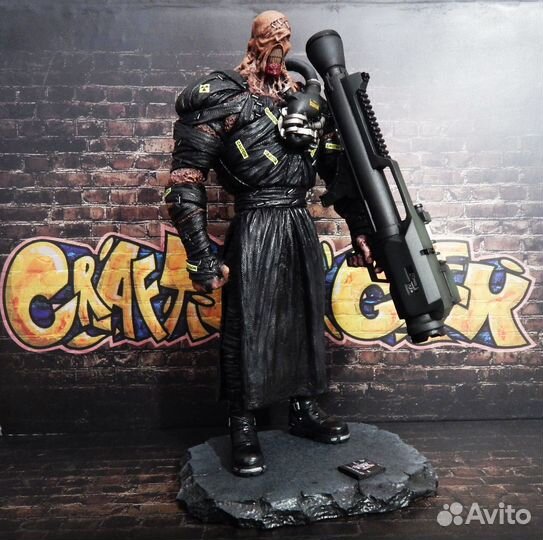 Resident evil 3 remake nemesis статуэтка