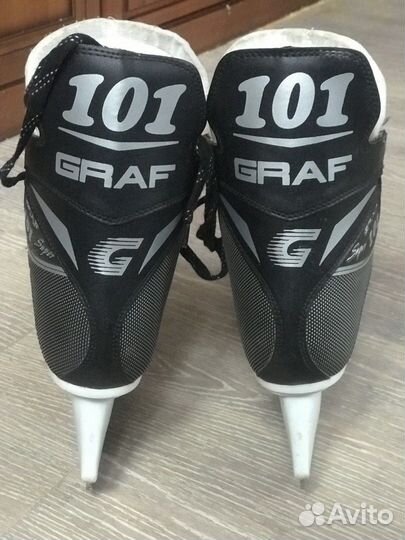 Коньки Graf 101 хоккейные мужские 44-45 р