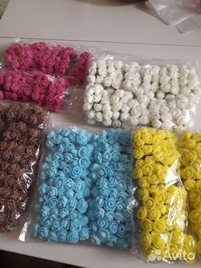 Розочки на проволоке