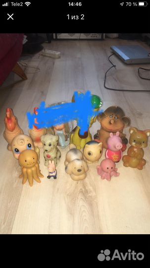 Коллекция резиновых игрушек