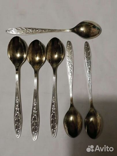 Мельхиоровые ложки и вилки СССР