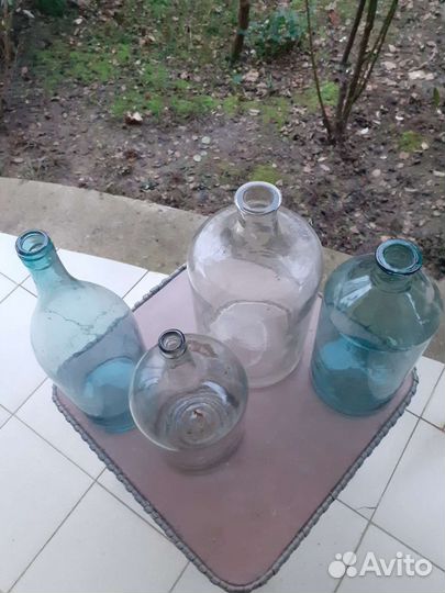 Бутыль стеклянная 3, 5, 7, 15, 25 лит