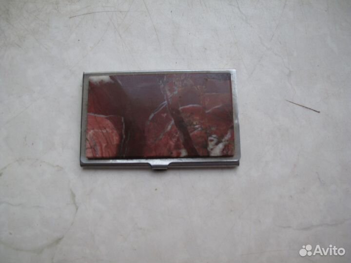 Визитница из родонита