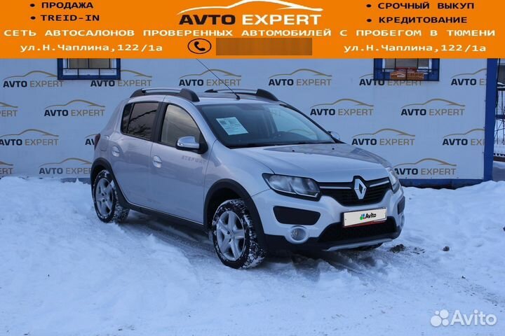 Renault Sandero Stepway 1.6 МТ, 2018, 84 000 км