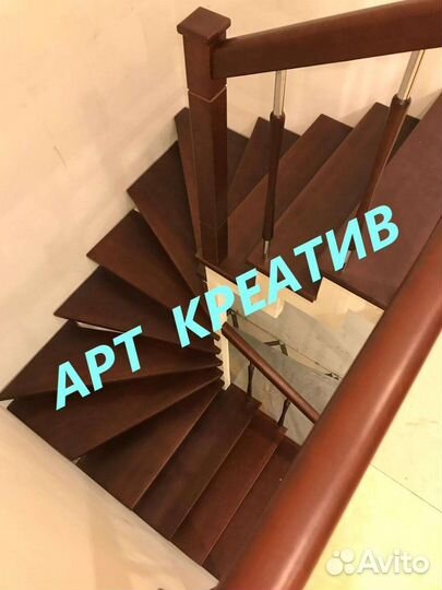 Лестница из металла