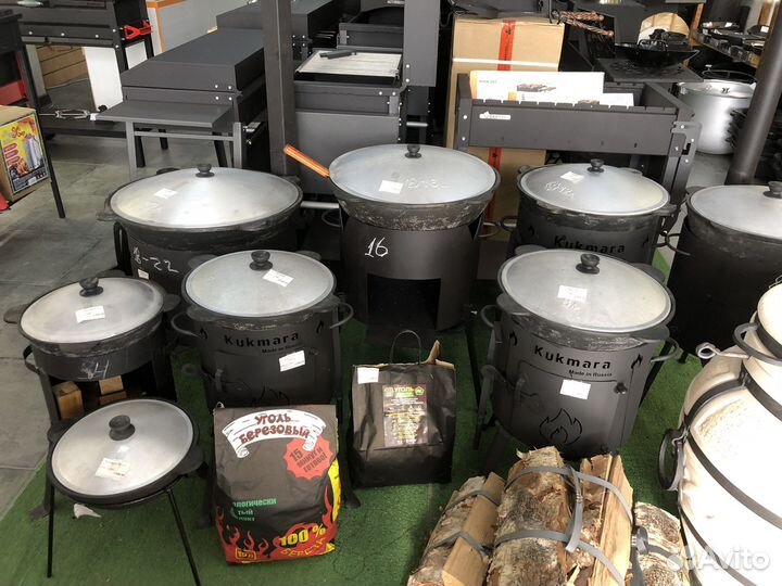 Чугунный узбекский казан 8 литров