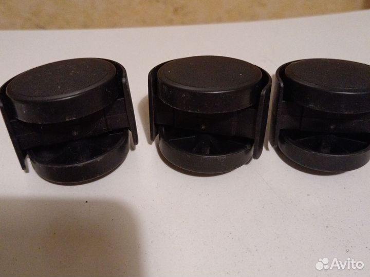 Колёсики для мебели 3 шт