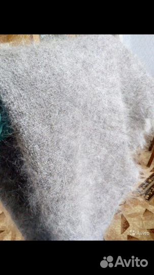 Шаль пуховая ручная работа