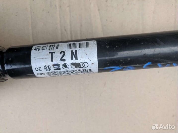 Полуось (приводной вал, шрус) Audi A6 C6 (S6,RS6) 4F0407272N