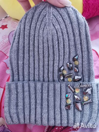 Шапка женская с люрексом