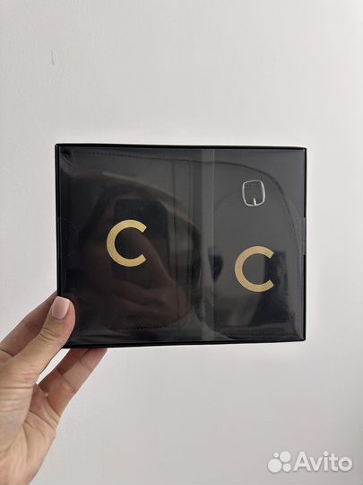 Обложка на паспорт, бирка для багажа кожа