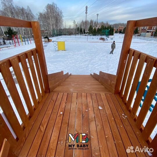 Зимняя горка Snow Fox start, скат 4 m