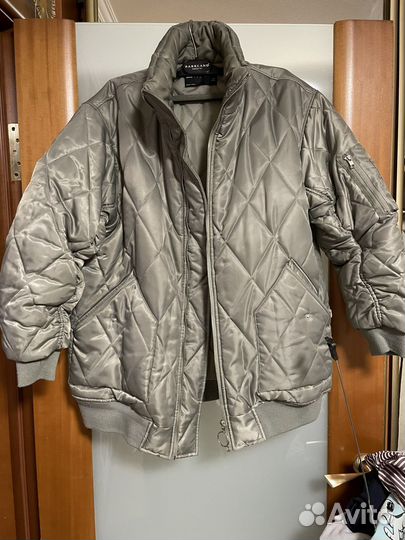 Бомбер теплый соеганый ASOS design