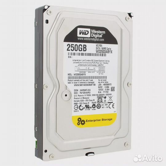 HDD, WD, WD2503abyx, SATA, 3,5