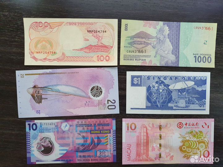 Банкноты - Азия - UNC / отличное состояние