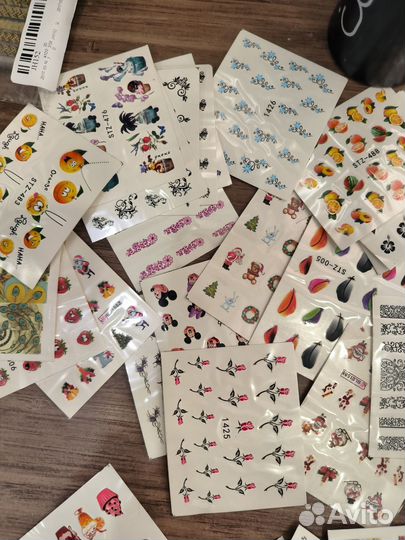 Наклейки для ногтей новые