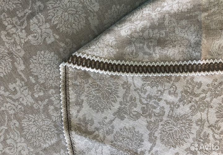 Скатерть круглая 166см и 2 салфетки 49х49см -№6