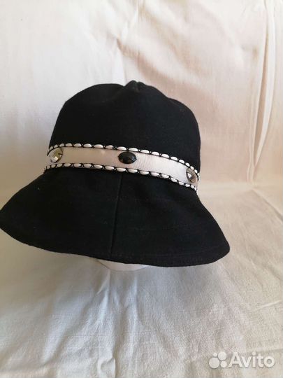 Шляпа женская с полями.Мягкий фетр