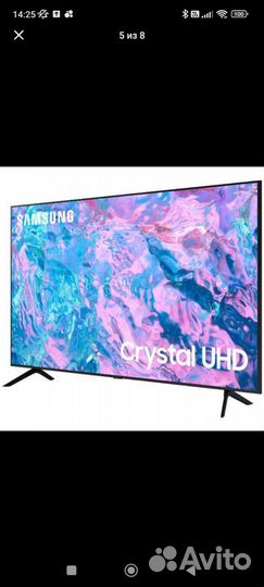 Телевизор SMART tv новый Samsung Crystal 4k 50
