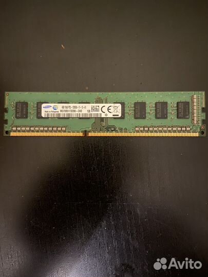 Оперативная память ddr3 4 gb samsung 1600