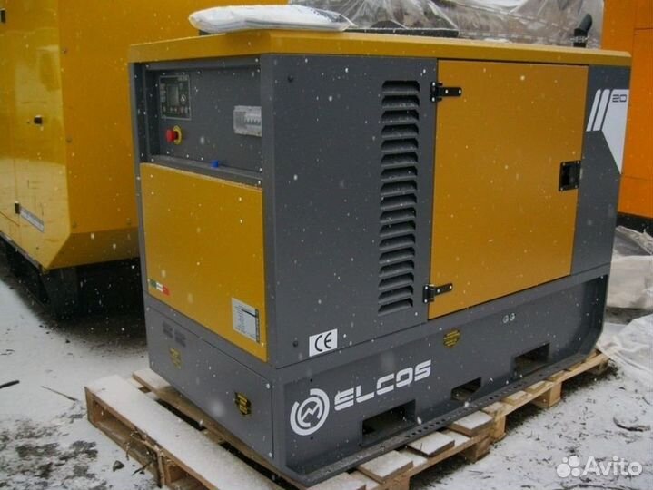 Дизельный генератор Elcos 25 кВт