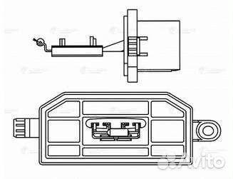 Резистор вентилятора отопителя