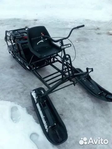 Лыжный модуль для мотобуксировщика