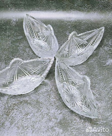 Ваза Конфетница/ Хрусталь/1970 г