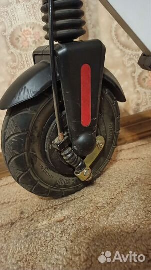 Электросамокат до 120 кг, белый