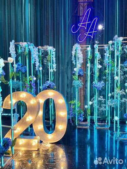 Цифры с лампами в Аренду