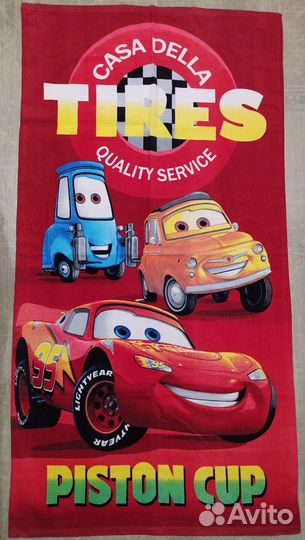 Полотенце лол, тачки 140*70см, постельное (новое)