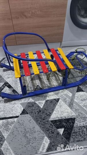 Детские санки с колесами