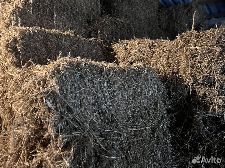 Солома в тюках