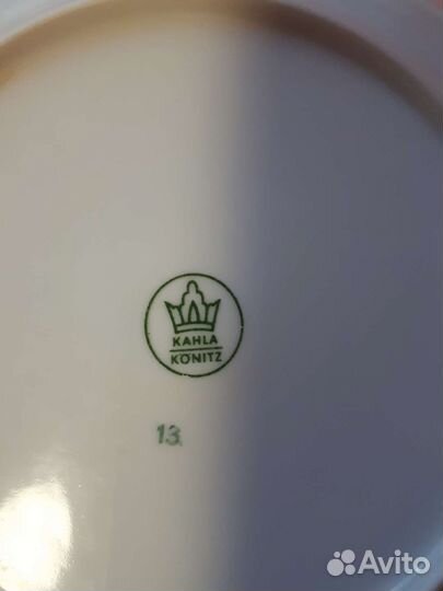 Тарелка из сервиза Kahla Konltz - немецкий фарфор