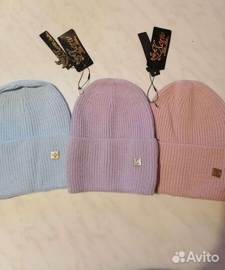 Шапка женская вязаная, размер единый