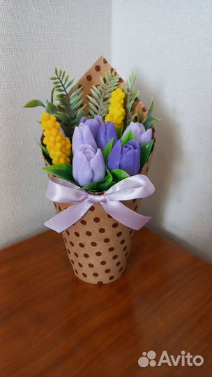 Мыло ручной работы букеты