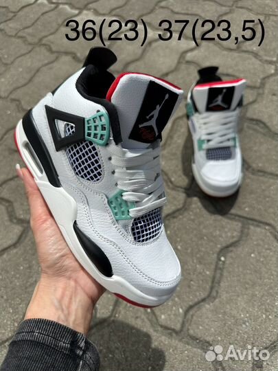 Кроссовки nike air jordan 4 подростковые детские