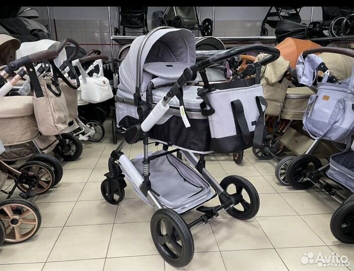 Коляска 2 в 1 Люксмам 558