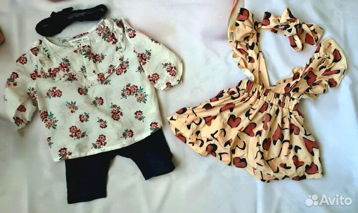 Вещи пакетом на девочку 56-62