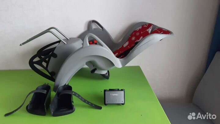 Детское велокресло hamax kiss+шлем