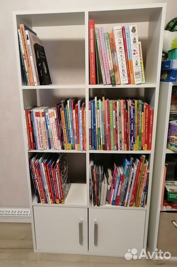 Стеллаж для книг и игрушек бу